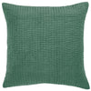 Plain Green Cushions - Haze Embroidered Cushion Cover Seafoam Additions