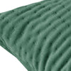 Plain Green Cushions - Haze Embroidered Cushion Cover Seafoam Additions