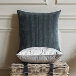 Plain Grey Cushions - Haze Embroidered Cushion Cover Storm Additions