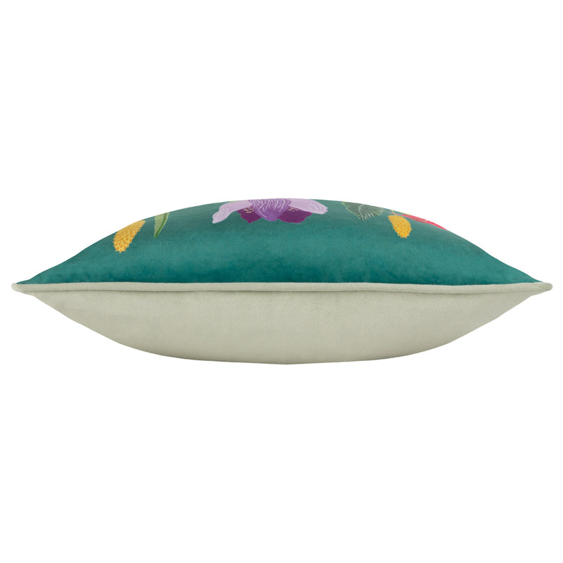 Wylder House of Bloom Celandine Cushion Cover in Teal