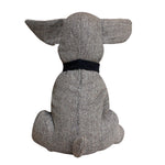 Essentials Herringbone Dog Novelty Door Stop in Mocha