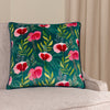 Wylder House of Bloom Poppy Cushion Cover in Teal