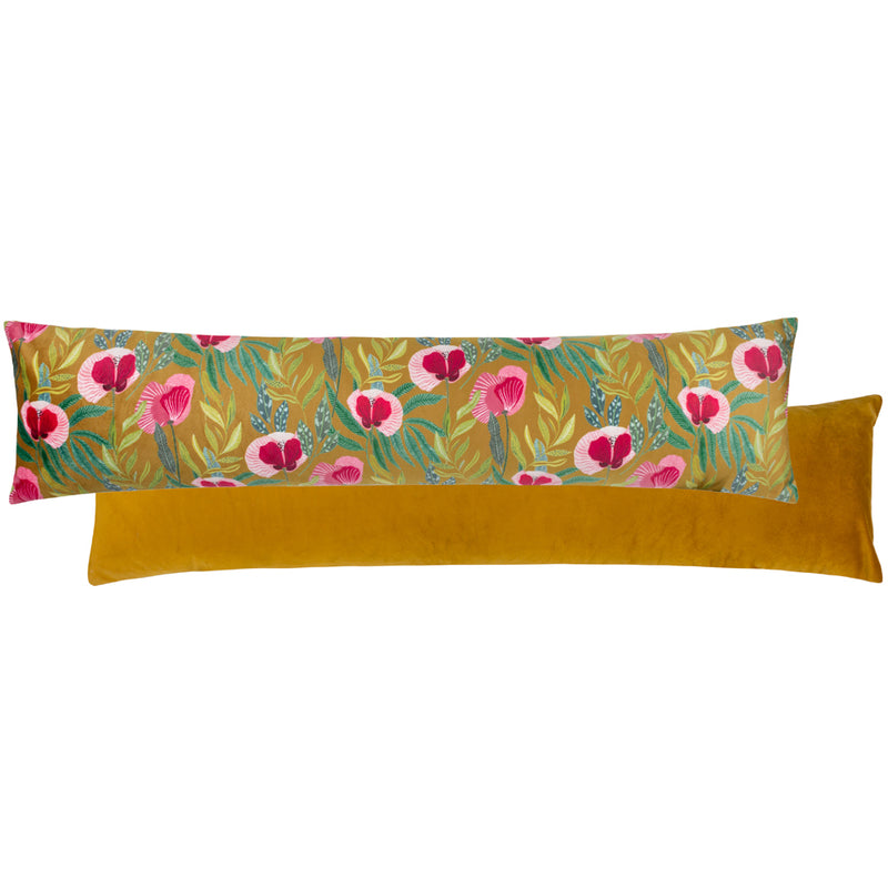 Wylder House of Bloom Poppy Draught Excluder in Saffron