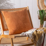 furn. Hidden Cheetah Cushion Cover in Terracotta