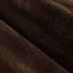 Plain Brown Curtains - Heavy Chenille Velvet Pencil Pleat Curtains Brown Yard