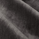 Plain Grey Curtains - Heavy Chenille Velvet Pencil Pleat Curtains Charcoal Yard