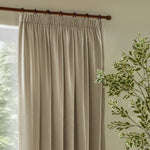  Curtains  - Heavy Chenille  Pencil Pleat Curtains Linen Yard