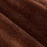 Plain Red Curtains - Heavy Chenille Velvet Pencil Pleat Curtains Nutmeg Yard