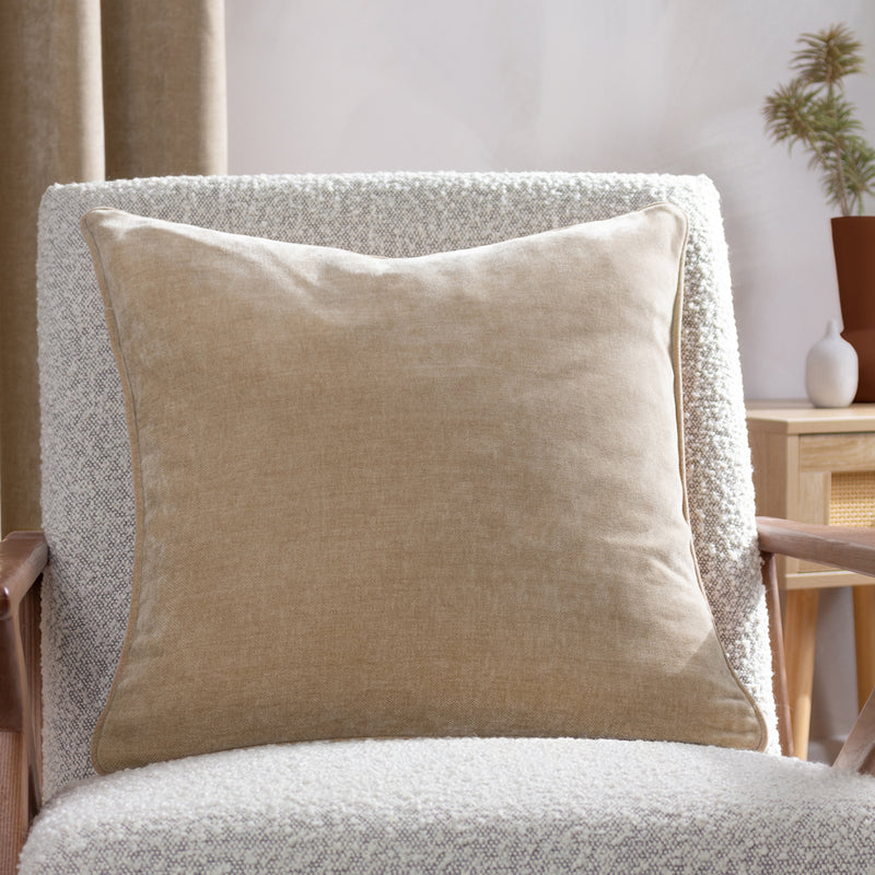 Yard Heavy Chenille Cushion Cover in Natural