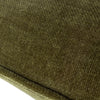 Plain Green Cushions - Heavy Chenille  Cushion Cover Olive Yard