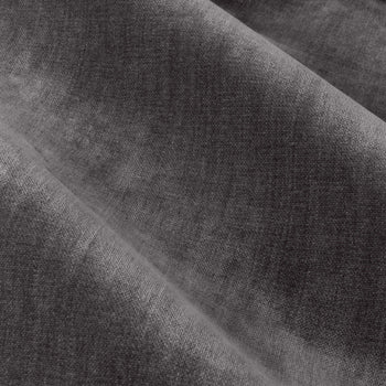  Black Fabric - Heavy Chenille  Fabric (By The Metre) Charcoal Yard