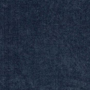  Blue Fabric - Heavy Chenille  Fabric (By The Metre) Navy Yard