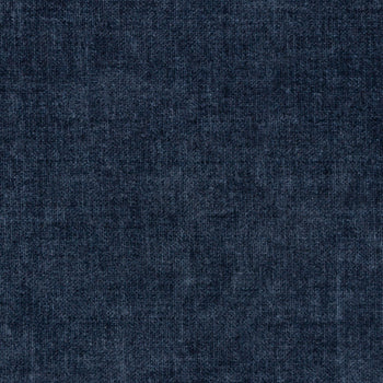  Blue Fabric - Heavy Chenille  Fabric (By The Metre) Navy Yard