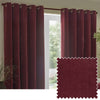  Curtains  - Heavy Chenille  Eyelet Curtains Beetroot Yard