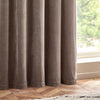 Yard Heavy Chenille Room Darkening Eyelet Curtains in Greige