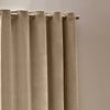 Yard Heavy Chenille Room Darkening Eyelet Curtains in Natural