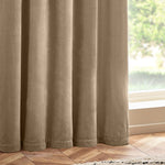 Yard Heavy Chenille Room Darkening Eyelet Curtains in Natural