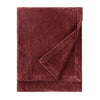 Plain Beetroot Throws - Heavy Chenille Velvet Throw Beetroot Yard 