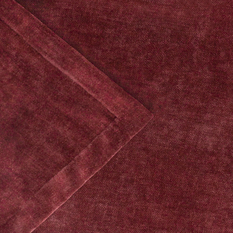 Plain Beetroot Throws - Heavy Chenille Velvet Throw Beetroot Yard 
