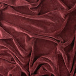 Plain Beetroot Throws - Heavy Chenille Velvet Throw Beetroot Yard 