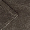 Plain Black Throws - Heavy Chenille Velvet Throw Charcoal Yard 