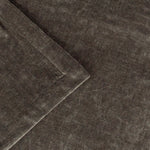 Plain Black Throws - Heavy Chenille Velvet Throw Charcoal Yard 