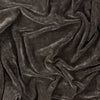 Plain Black Throws - Heavy Chenille Velvet Throw Charcoal Yard 