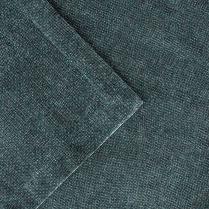 Plain Blue Throws - Heavy Chenille Velvet Throw Marine Yard 
