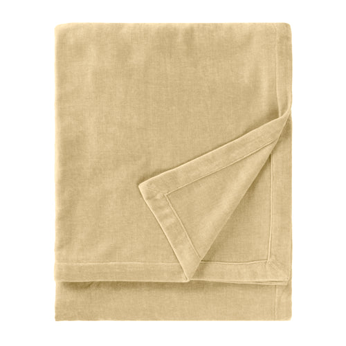 Plain Beige Throws - Heavy Chenille Velvet Throw Natural Yard 