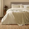 Plain Beige Throws - Heavy Chenille Velvet Throw Natural Yard 