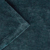 Plain Blue Throws - Heavy Chenille Velvet Throw Navy Yard 