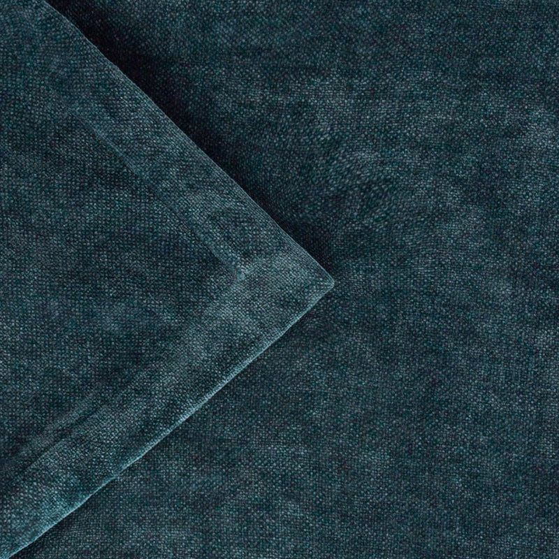 Plain Blue Throws - Heavy Chenille Velvet Throw Navy Yard 