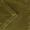 Plain Green Throws - Heavy Chenille Velvet Throw Olive Yard 