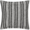 Striped Black Cushions - Hebble Striped Cushion Cover Black Yard