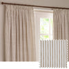  Curtains - Hebden Blackout Pencil Pleat Curtains Natural Yard