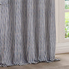 Striped Blue Curtains - Hebden 100% Cotton Blackout Pencil Pleat Curtains Navy Yard