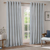 Striped Blue Curtains - Hebden 100% Cotton Blackout Eyelet Curtains Mineral Blue Yard