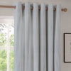 Striped Blue Curtains - Hebden 100% Cotton Blackout Eyelet Curtains Mineral Blue Yard
