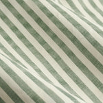 Striped Green Curtains - Hebden Striped Cotton Pencil Pleat Curtains Forest Green Yard