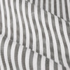 Striped Grey Curtains - Hebden Striped Cotton Pencil Pleat Curtains Grey Yard