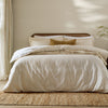 Striped Yellow Bedding - Hebden Mélange Stripe 100% Cotton Duvet Cover Set Honey Yellow Yard