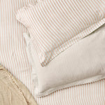 Striped Pink Bedding - Hebden Mélange Stripe Pillowcase Pair Blush Yard