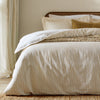 Striped Yellow Bedding - Hebden Mélange Stripe 100% Cotton Pillowcase Pair Honey Yellow Yard