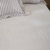 Striped Purple Bedding - Hebden 100% Cotton Narrow Stripe Fitted Bed Sheet Mauve Yard