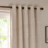 Striped Beige Curtains - Hebden Striped Cotton Eyelet Curtains Natural Yard