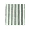 Hebden Striped Cotton Towels Forest