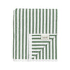 Hebden Striped Cotton Towels Forest