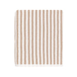 Striped White Bathroom - Hebden Striped Cotton Towels Natural Yard