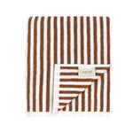 Striped White Bathroom - Hebden Striped Cotton Towels Pecan Yard