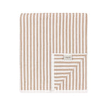 Striped White Bathroom - Hebden Striped Cotton Towels Natural Yard